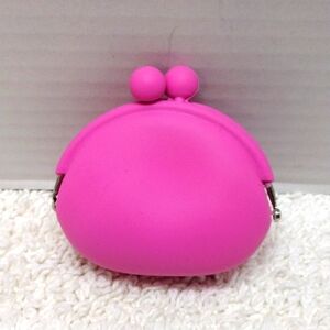 Silicone Pink Coin Purse Wallet